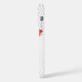 Flower Lady - Black Retro Edition iPhone Hoesje (Linkerkant)