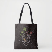 Flower Lady -  Dark Mix Edition Tote Bag (Voorkant)