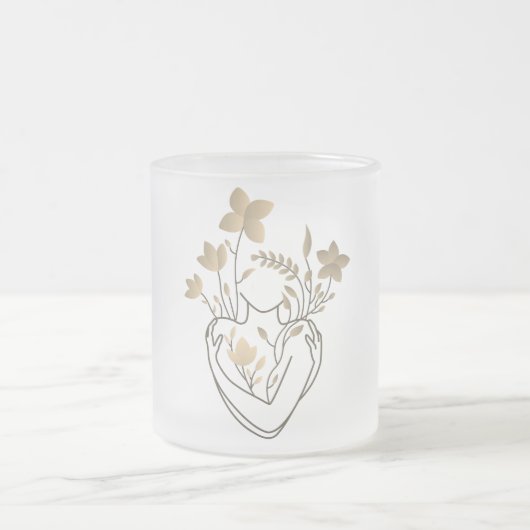 Flower Lady -  editie Matglas Koffiemok (Center)