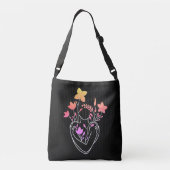 Flower Lady - Fiery Mix Edition Crossbody Tas (Achterkant)