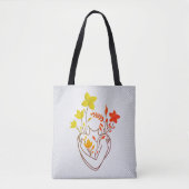 Flower Lady - kleurrijk gezegende mix-editie Tote Bag (Voorkant)