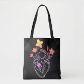 Flower Lady - Kleurrijke Mix Edition Tote Bag (Voorkant)
