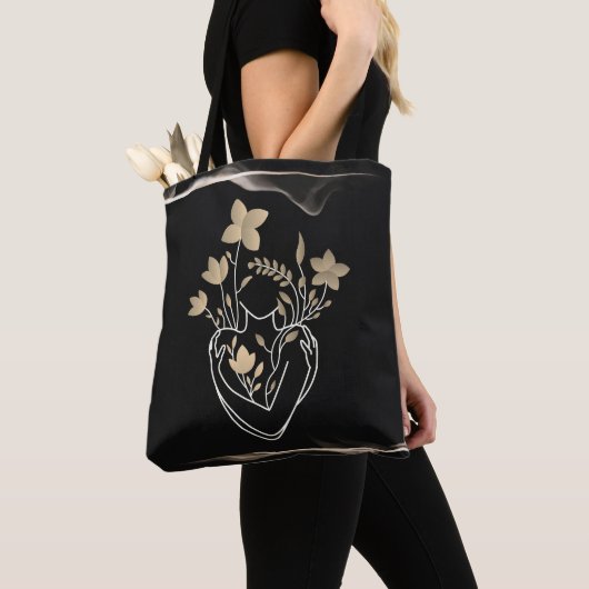 Flower Lady - Mix Edition Crossbody Bag Tote Bag (Dichtbij)