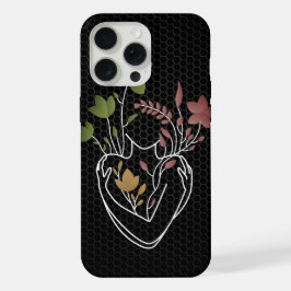 Flower Lady - Retro Dark Edition iPhone 15 Pro Max Case