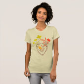 Flower Lady - Retro Edition T-shirt (Voorkant volledig)