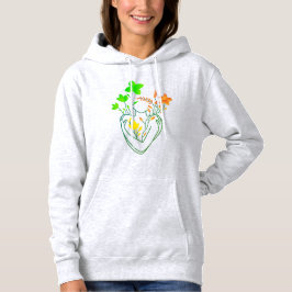 Flower Lady - Retro kleurrijke editie Hoodie