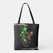 Flower Lady - Retro Mix Edition Crossbody Bag Tote Bag (Achterkant)