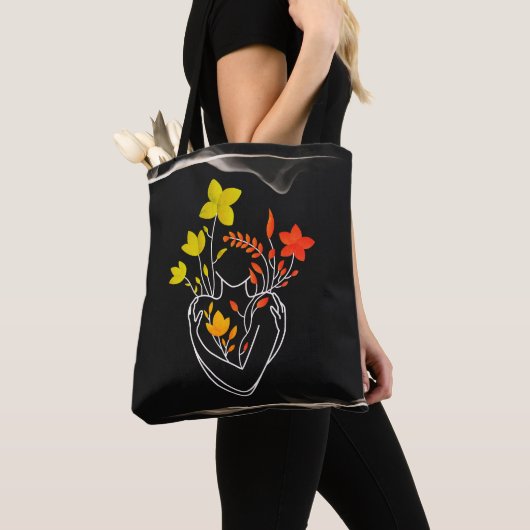 Flower Lady - Retro Mix Edition Crossbody Bag Tote Bag (Dichtbij)