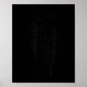 Flower Light Bulb of Power Tree Peace voor hippies Poster
