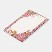 Flower Lijst Post it Notes (Schuin)