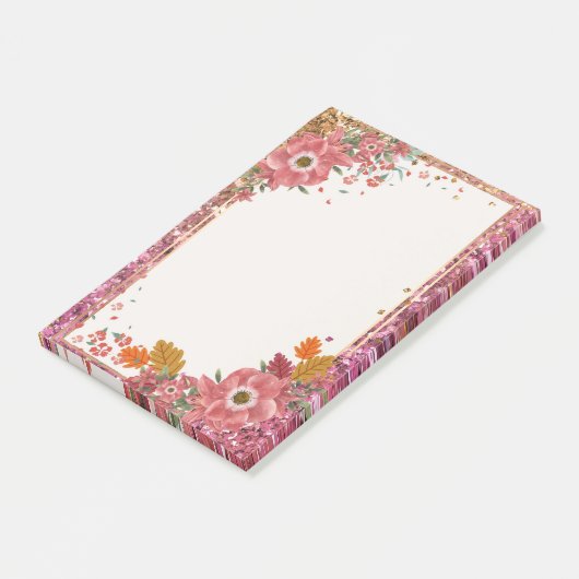 Flower Lijst Post it Notes (Schuin)