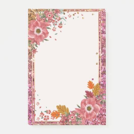 Flower Lijst Post it Notes (Voorkant)