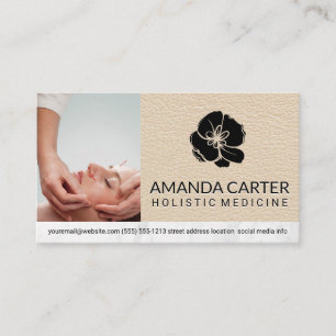 Flower Logo   acupuncturist Visitekaartje