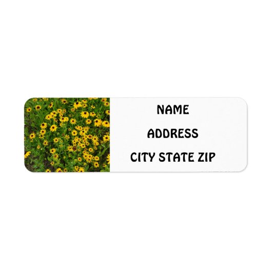 **FLOWER LOVER** ADRES ETIKET (Voorkant)