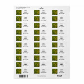 **FLOWER LOVER** ADRES ETIKET (Full Sheet)