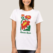 Flower Lover T-Shirt (Voorkant)