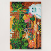 Flower Lovers Cat, Louis Wain Legpuzzel (Verticaal)