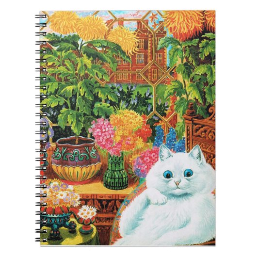 Flower Lovers Cat, Louis Wain Notitieboek (Voorkant)