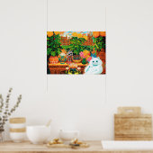 Flower Lovers Cat, Louis Wain Poster (Keuken)