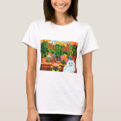 Flower Lovers Cat, Louis Wain T-shirt (Voorkant)