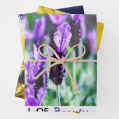 Flower macrofotografie motivatie quotes inpakpapier vel (In situ)