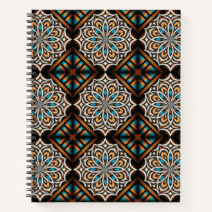 Flower Mandala Weave Spiral Notitieboek
