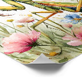 Flower Mantis Waterverf Print – Praying Mantis Po (Hoek)