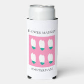 Flower Market - Amsterdam Seltzer Blikjeskoeler (Seltzer Voorkant)