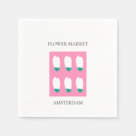 Flower Market - Amsterdam Servet (Voorkant)