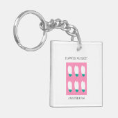 Flower Market - Amsterdam Sleutelhanger (Voorkant Links)