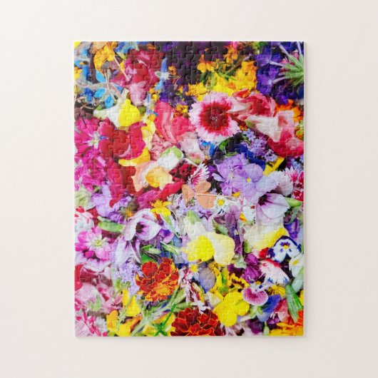 Flower Market Art Foto Puzzels Flower Art Jigsaw (Verticaal)