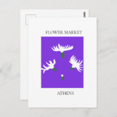 Flower Market - Athens Briefkaart (Voorkant / Achterkant)