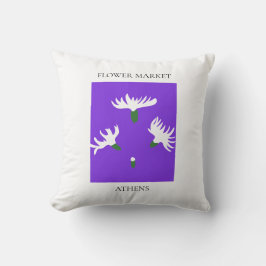 Flower Market - Athens Kussen