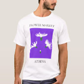 Flower Market - Athens T-shirt (Voorkant)