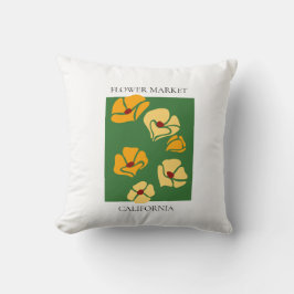 Flower Market - California Kussen