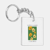 Flower Market - California Sleutelhanger (Voorkant Links)