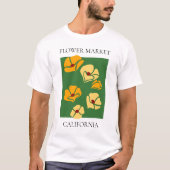 Flower Market - California T-shirt (Voorkant)