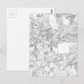 Flower Market Coloring Briefkaart (Voorkant / Achterkant)