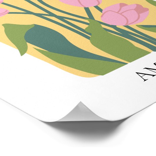 Flower Market Editable Amsterdam Poster (Hoek)