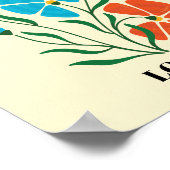 Flower Market Editable London Poster (Hoek)