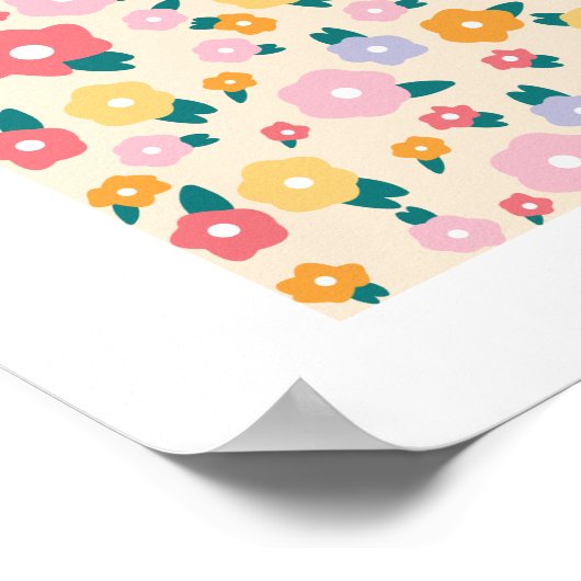 Flower Market Editable Paris Poster (Hoek)