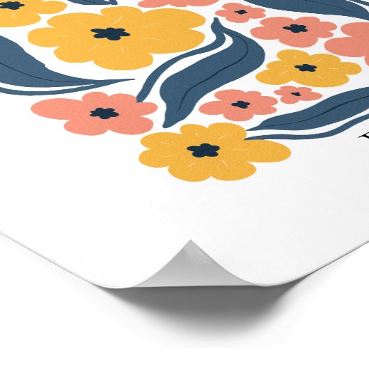 Flower Market Editable Rome Poster (Hoek)