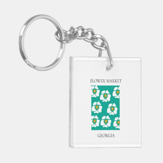Flower Market - Georgia Sleutelhanger (Voorkant Links)