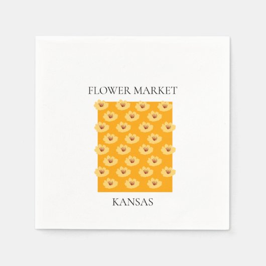 Flower Market - Kansas Servet (Voorkant)