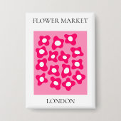 Flower Market - London Button (Voorkant)