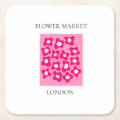 Flower Market - London Kartonnen Onderzetters (Voorkant)