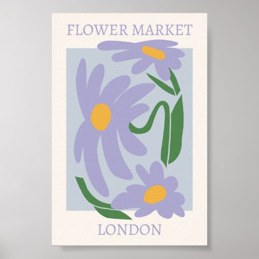 Flower Market London Poster (Voorkant)
