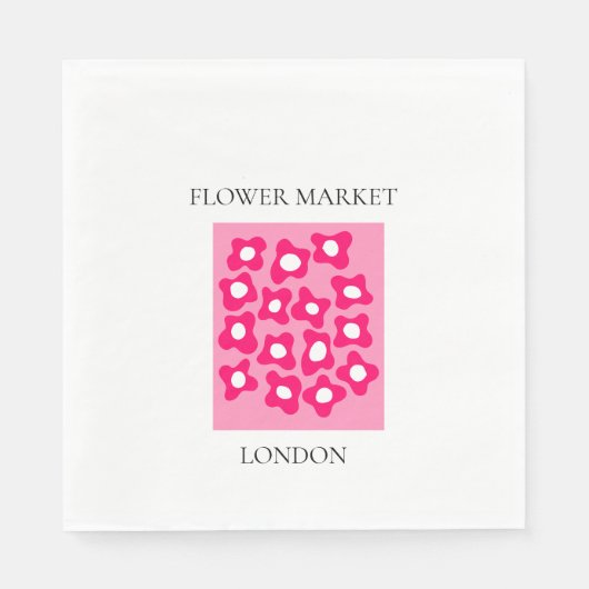 Flower Market - London Servet (Voorkant)