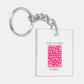 Flower Market - London Sleutelhanger (Voorkant Links)