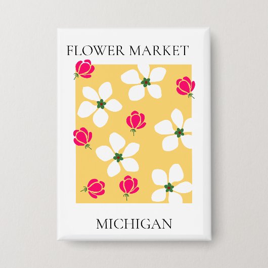 Flower Market - Michigan Button (Voorkant)